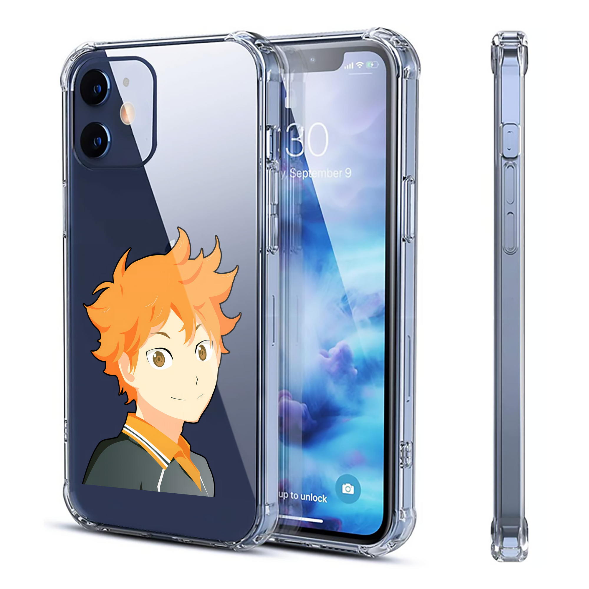 （画像用） ハイキュー!! Haikyu!! 【iPhone 12シリーズ対応】透明スマホケース（クリアソフトケース）